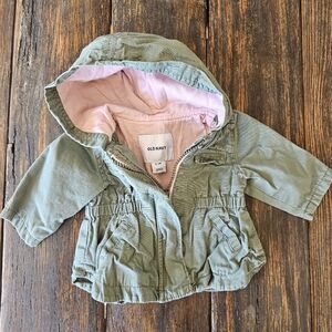 Old Navy Infant Girls Hooded Jacket Size 0-3mo
